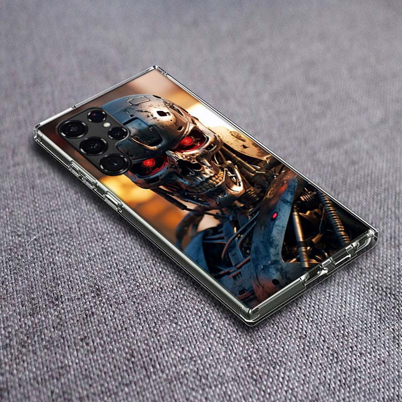 

Arnold Schwarzenegger Terminator Phone Case For Samsung Galaxy S24 S23 S21 S20 FE S22 S26 Ultra S25 Edge S10 Plus Cover Clear TP Samsung S22