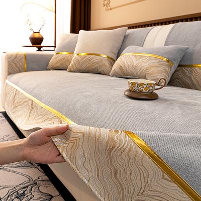 Wenyi-Stil Chenille Sofakissen 2024 neu vier Jahreszeiten universell modern Leder Sofa Rückenlehnenbezug rutschfest