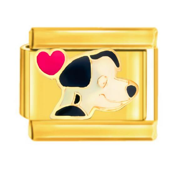 Gold Cartoon Character Titanium Steel Elastic Bracelet