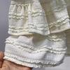 Spring Sweet Ballet Lace Puff Skirt