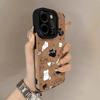 Full screen bow cat is suitable for Apple 17Pro new 15 flip fur iPhon16promax anti-drop fine hole