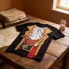 Wacky Spoof Pirate Digital Print T Shirt With Breathable Polyester For Youth Summer Casual Wear
