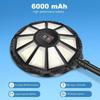 Efficient Solar Power Solar Wall Light Soft Even Brightness Fine Weather Resistance 180 Degree Round Light for 3.2V/6000mAh