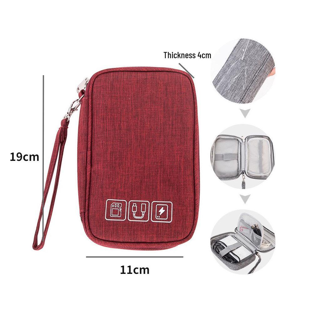 Portable Multi-Function Travel Digital Storage Bag for Cables, USB, Headphones, Charger, Mouse
