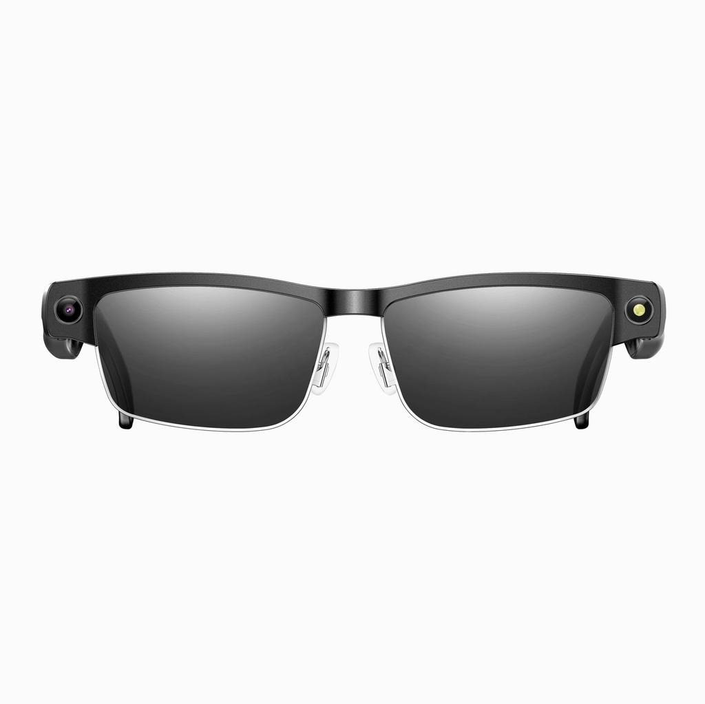 Lunettes Métalliques Bluetooth Intelligentes: Changement de couleur, Lecture de musique, Caméra 8MP, Traduction globale