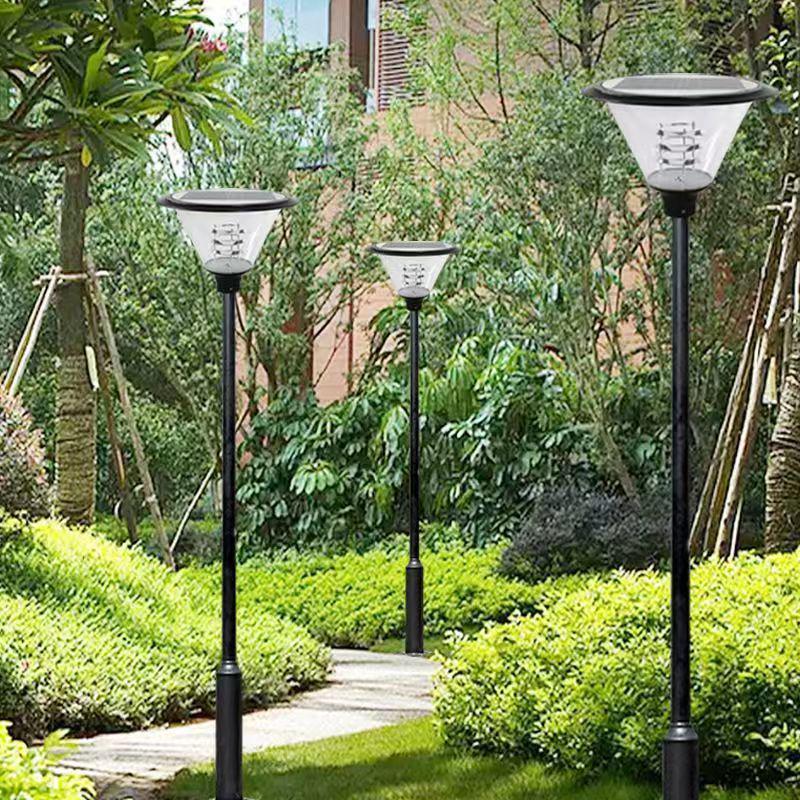 Rust-Proof 3m Courtyard Light Pole: Modern Landscape Street Light for Parks, Villas, Communities, and Households.