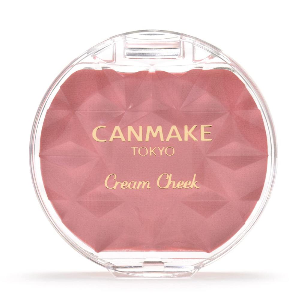 Canmake Cream Cheek M03 Macaron Fraise Fresh Smooth and (Matte Type) Cheek, Waterproof, 3.8g (x 1)