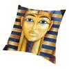 Ancient Egypt Pharaoh King Tut Square Throw Pillow Cover Home Decorative 3D Double Side Printing Egyptian Cushion Cover For Car