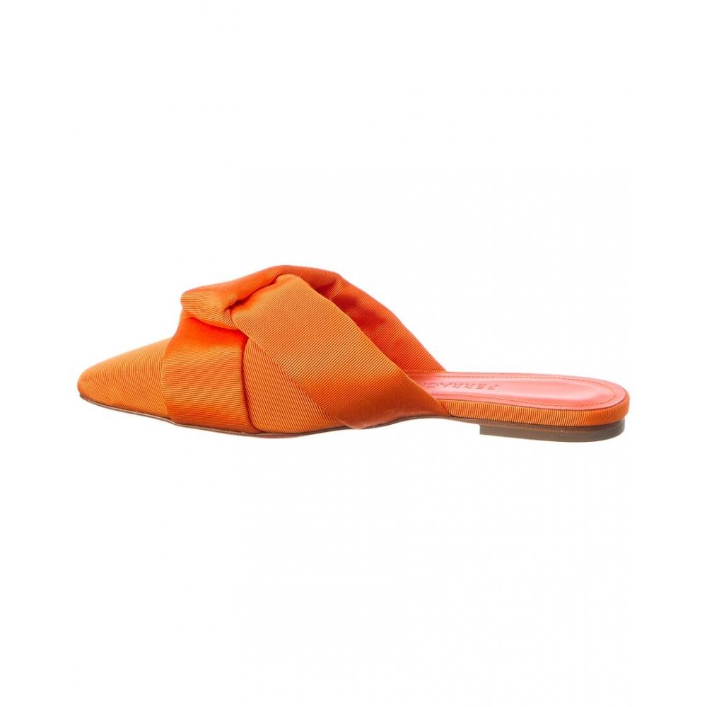 Salvatore Ferragamo Ferragamo Grosgrain Mule Orange