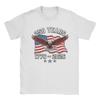 Eagle and American Flag  Years    Anniversary TShirt Summer  Cotton TShirts For Unisex Hippie Casual Tee Shirt