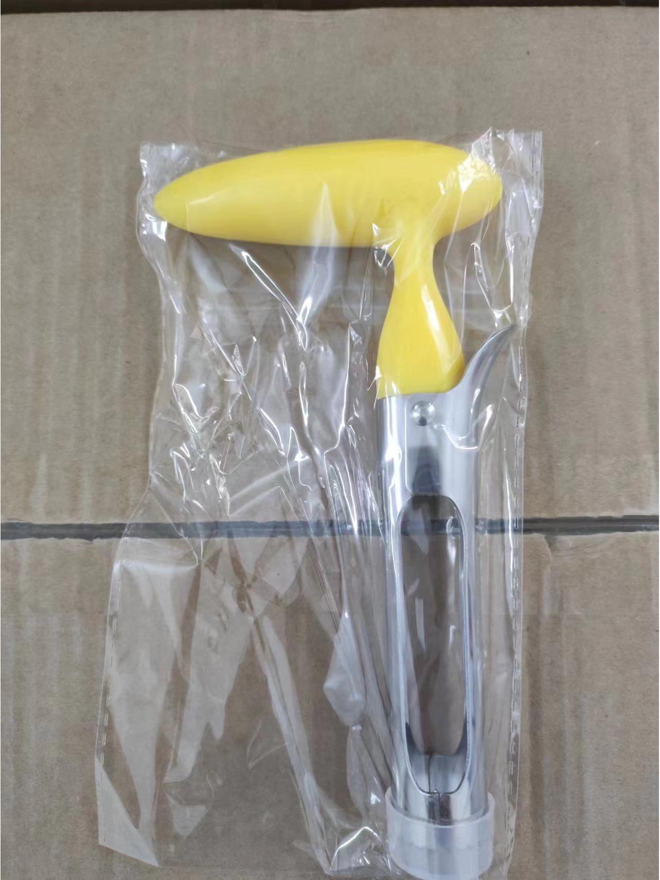 

Яблокорезка из нержавеющей стали и кухонный инструмент жёлтый