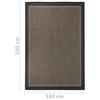 Flatweave Outdoor Rug, 160X230 Cm, Dark Brown