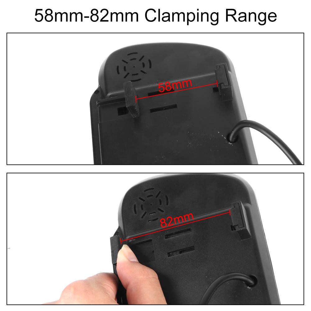 12V/24V Reverse Priority Auto Parking Assist HD Video Support LED Rearview Monitor Automotive Accessories 7 Inch Screen Car Rearview Mirror Display