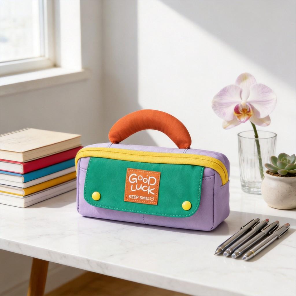 Style Stationery Organizer With Durable Composite Fabric For Girls And Boys