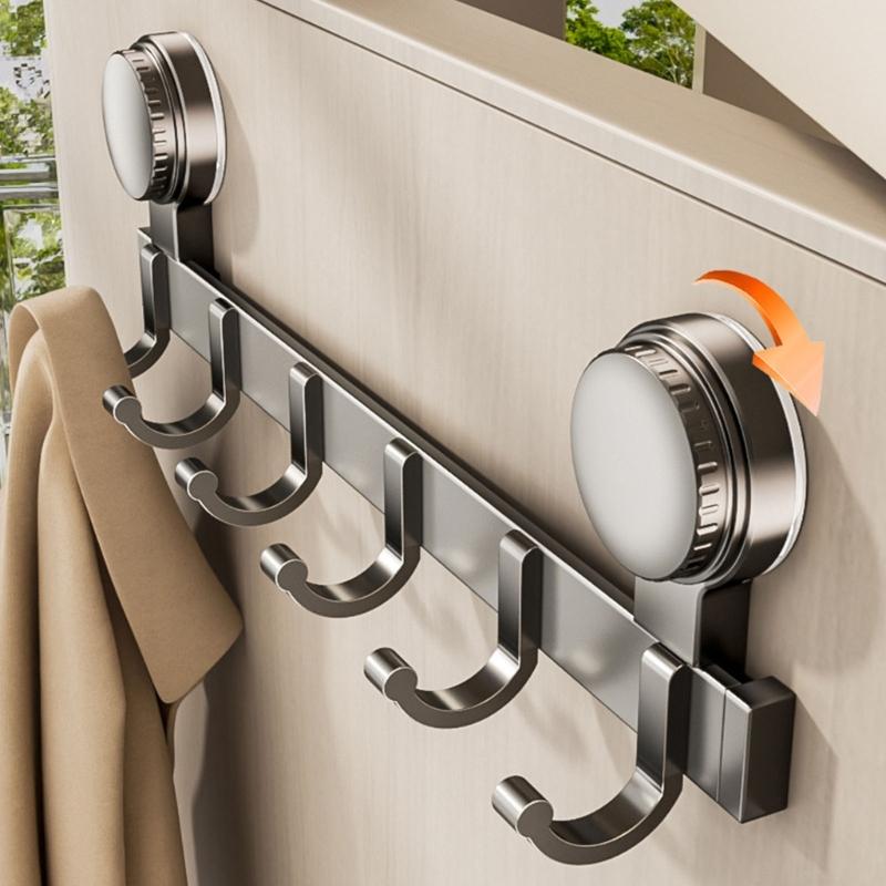 Strong Suction Cup Hook Strong Load-bearing Adhesive Rack Hook for Bathroom And Kitchen Organization
