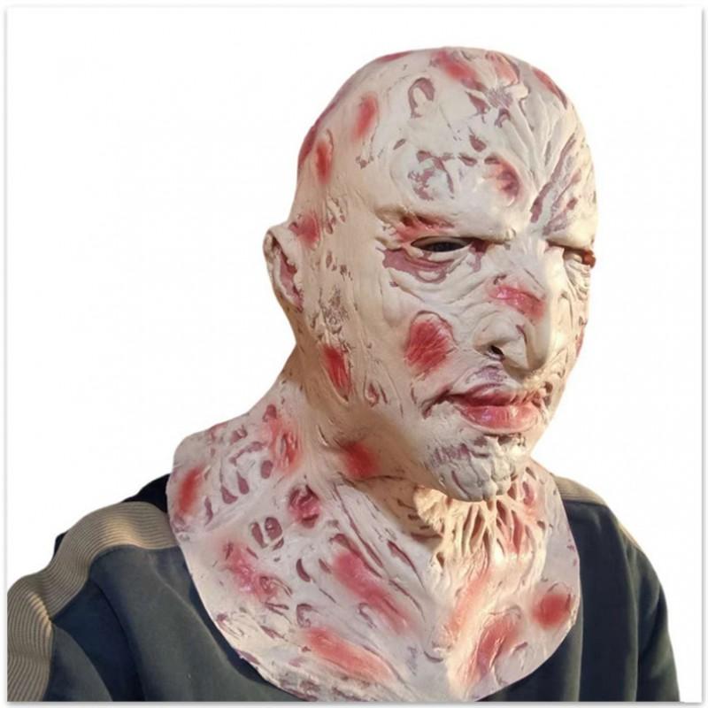 Freddy Krueger Latex Mask Claw Gloves Set Halloween Costume Cosplay Horror Party