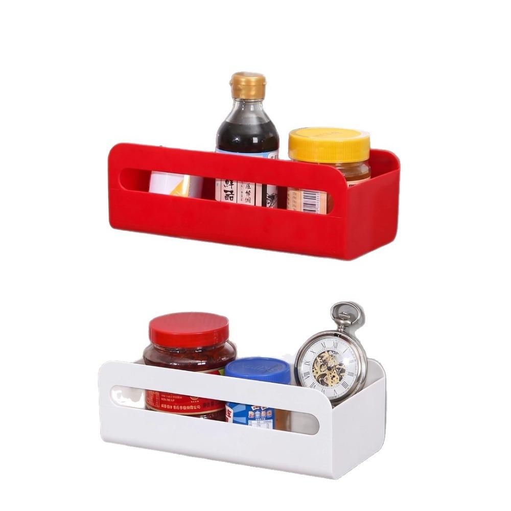 Magnetic Tissue Box Kitchen Fridge Side Storage Box No Drill Household Hand Towel Box Upside Down Tissue Rack