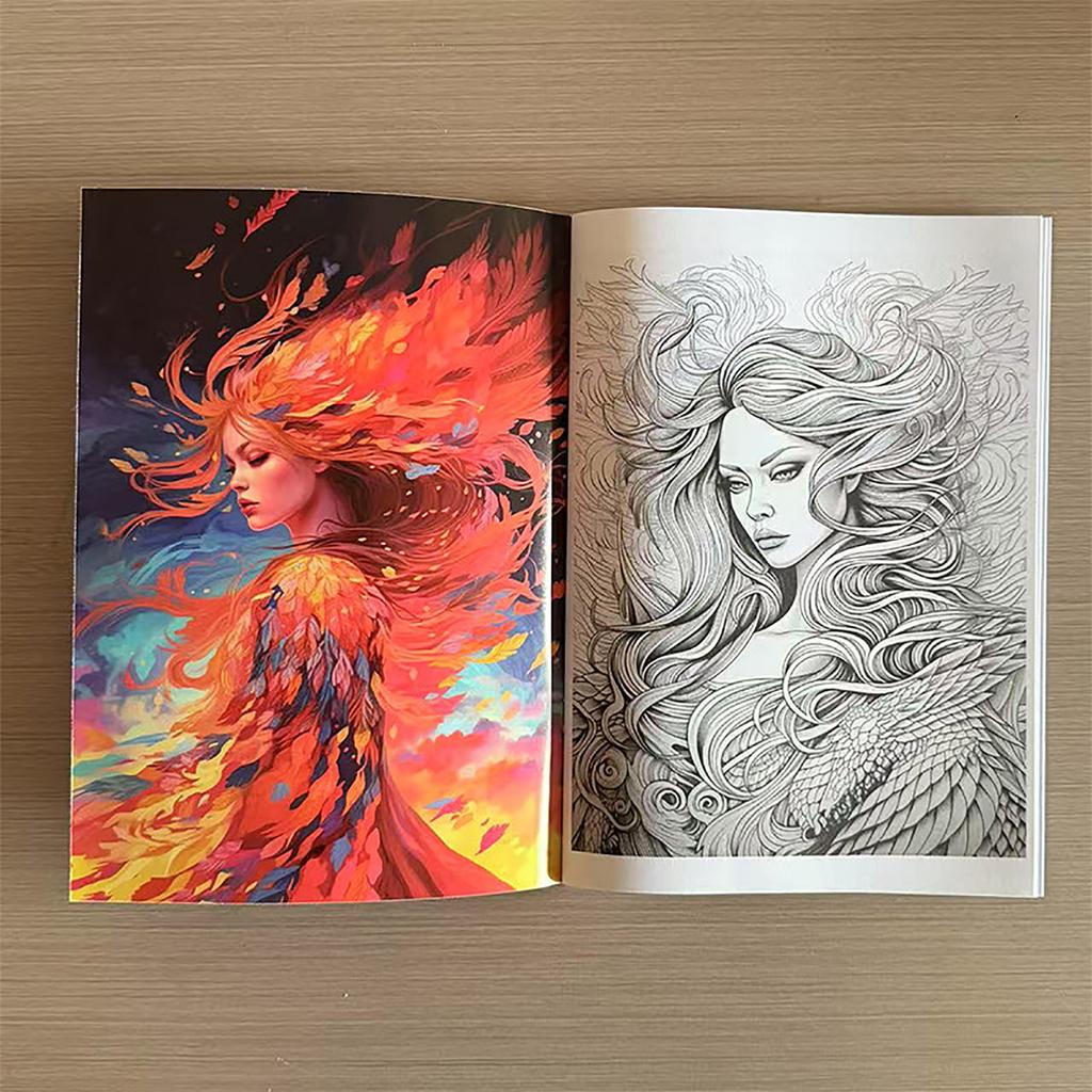 Strašidelné kreslené omalovánky pro dospívající, zábavu a relaxační kreativní činnost Paperback