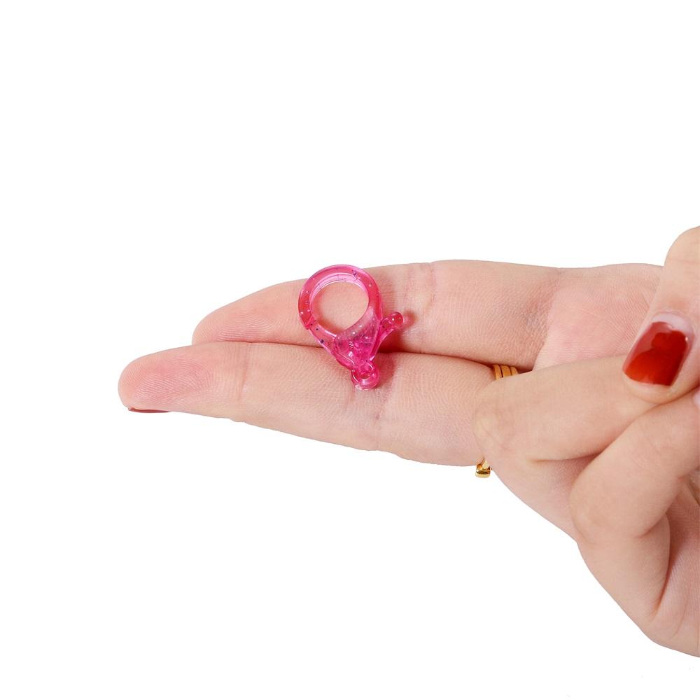 30Pcs/Lot Transparent Plastic Lobster Clasp Hook Key Chain Clips Connector For Key Chain DIY Jewelry Making Supplies Accessories