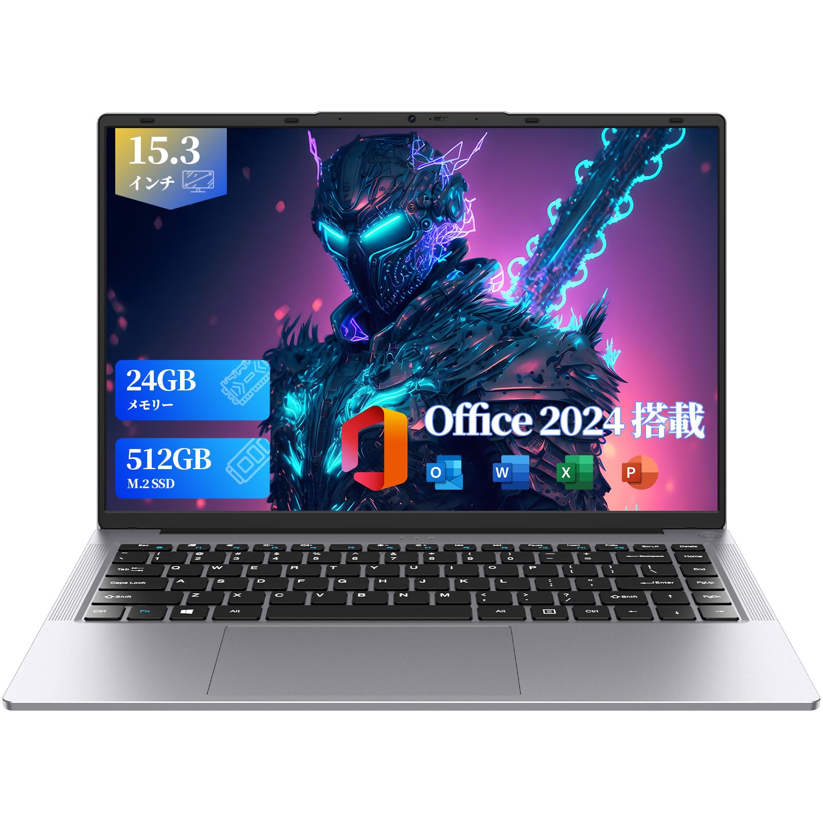 

TPV Laptop Windows 11 Pro compatible notebook PC Core SSD 5 BT PC lightweight IPS LCD FHD x HD port English keyboard webcam For office work and сірий колір