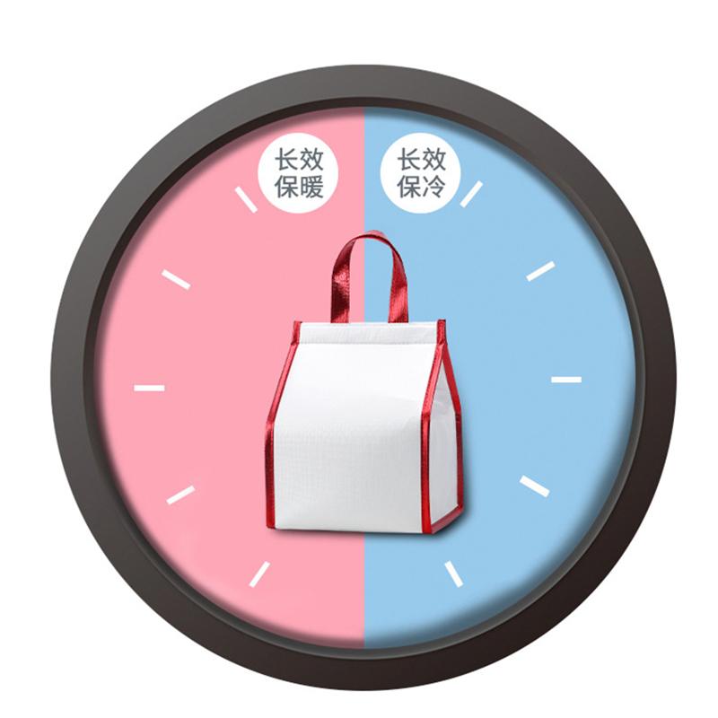 Tragbare Isoliertasche, faltbar, Kühlakku mit großer Kapazität, wasserdichte Aluminiumfolie, Kuchenlieferung, Picknick-Thermo-Lunch-Taschen