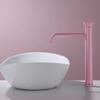 Pink Love Color Bathroom Sink Faucet Hot and Cold Crane Brass Basin Faucet White or Black Sink Faucet Single Handle Water Tap