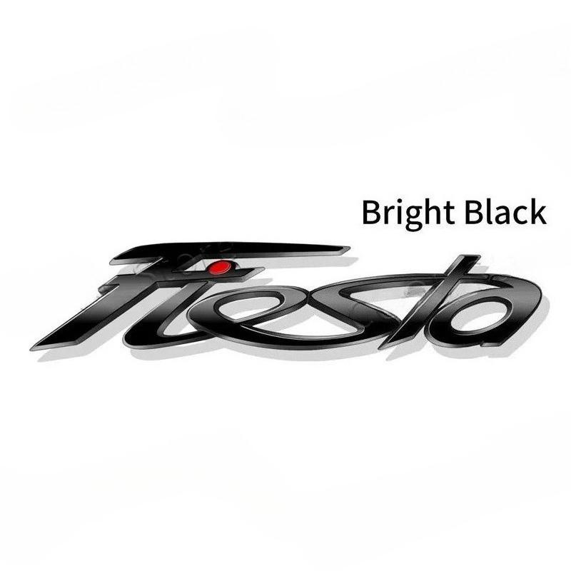 

3D Chrome Metal Fiesta Letter Logo Car Styling Side Fender Tail Trunk Decal Sticker Badge For Fiesta Emblem MK3 MK4 MK5 Accessorie