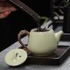 Ru Kiln Ceramic Teapot - Auspicious Dragon Stone Ladle