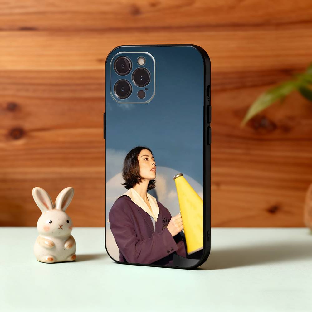 G-Gracie A-Abrams Singer Phone Case For iPhone17,16,15,14,13,12Plus,Pro Max,XS,5G Soft Silicone Black Cover