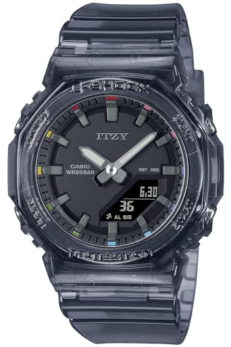 

Casio GMA-P2100 ITZY Wristwatch, Minimal Size, Skeleton Black: Limited Model (ITZY collaboration model), Bracelet Type