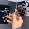 Color-Changing Borderless Glasses Men'S Anti-Blue Light Automatic Photosensitive Eyes Can Be Equipped With Degree Glasses Frame Flat Glasses