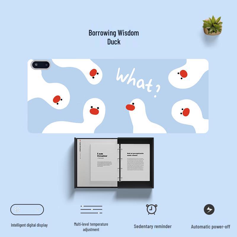 Shibali Smart Digital Display Heated Desk Mat
