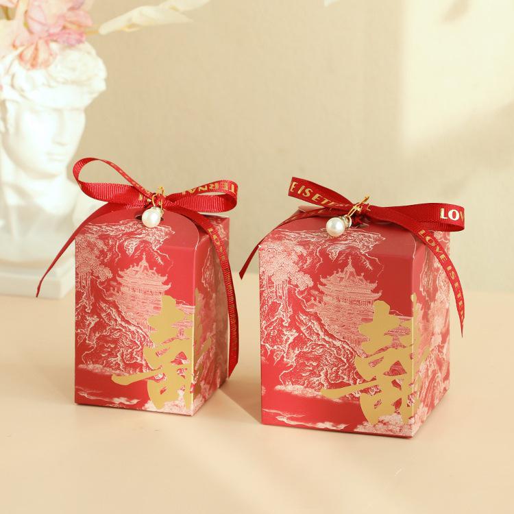 2025 Wedding Favor Candy Gift Boxes - Empty Niche Candy Bags