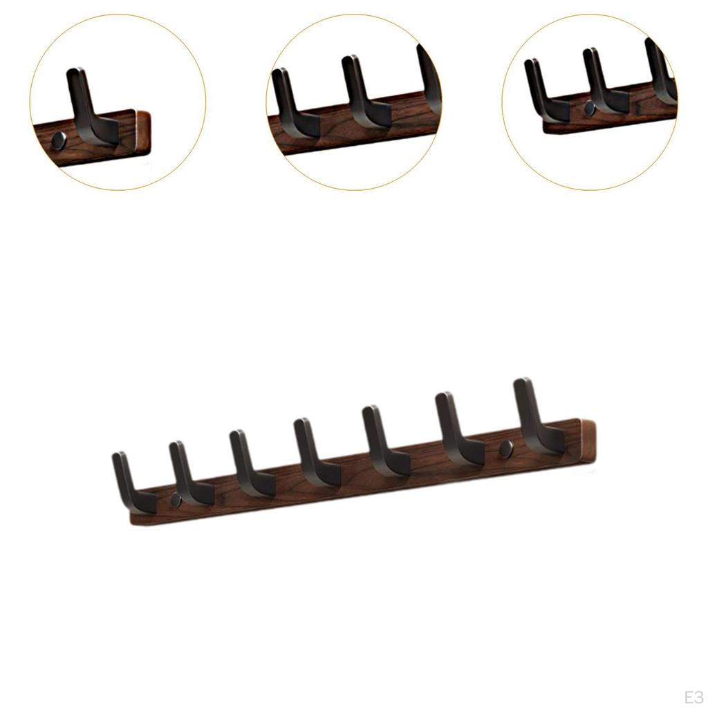 Coat Hat Rack Wall Hooks for Coats Clothing Hanger Mounted