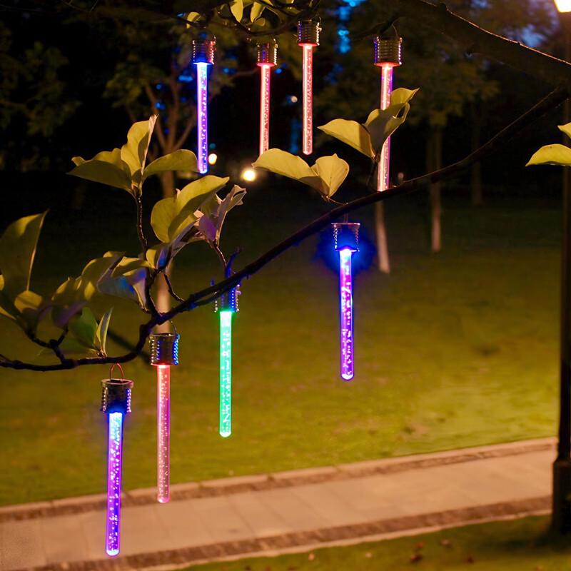 Lumières de Jardin Suspendues Géométriques Solaires XuanYong (Paquet de 4)