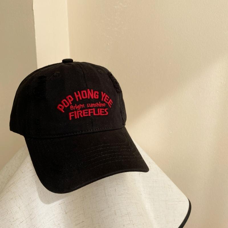Spring Solid Color Children's Retro American Baseball Cap Boys and Girls Letter Embroidered Baseball Cap Big Brim Sun Hat