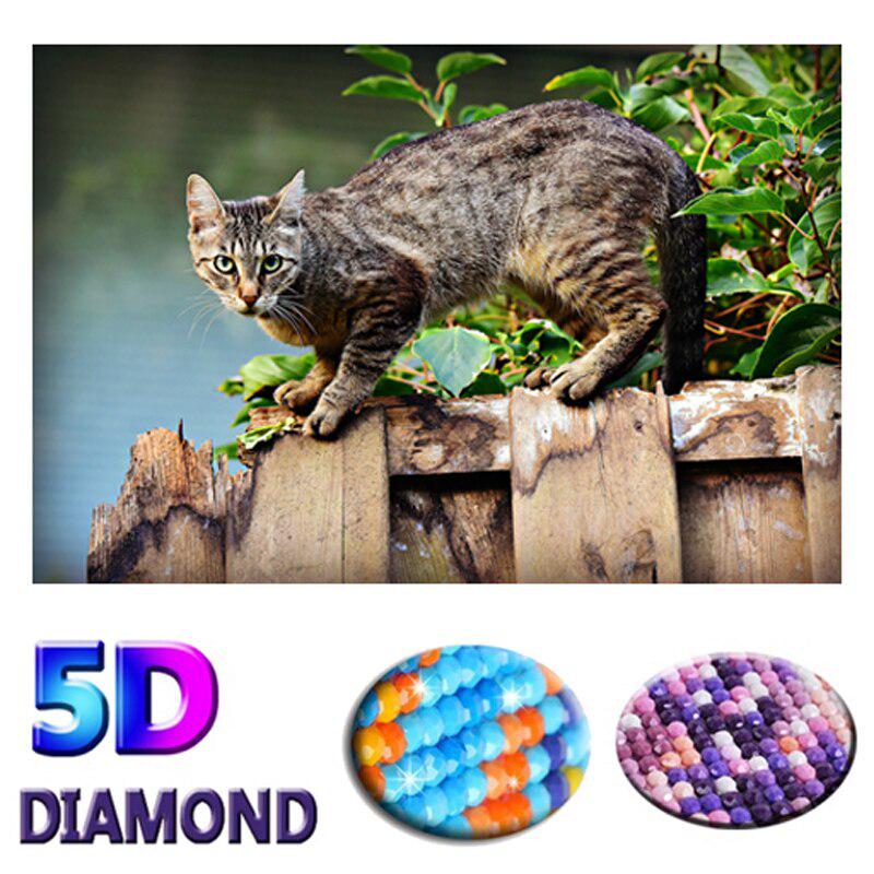 Diamond Paint Cat Broderie Diamant Animal Diamond Cross Stitch Diamond Art