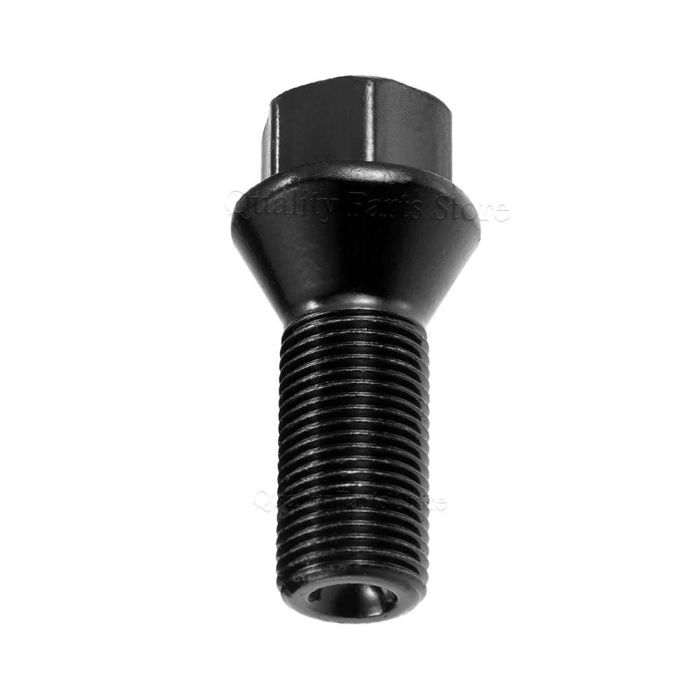 For BMW 1 3 5 7 Series X1 X3 X5 X6 F20 F30 F07 F25 E70 Car Wheel Lug Bolt Nuts New M14x1.25 36136781151 36136890324 4/5/10/20PCS