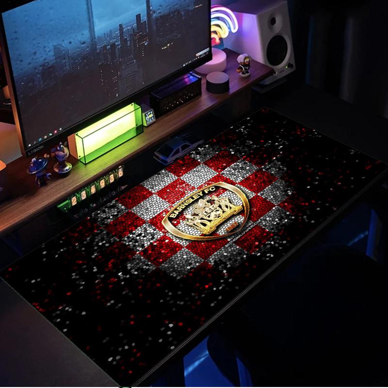 Barnsley Crest Design Mouse Pad, Rubber Base, Mouse Pad for Gamers and Office Use, Gaming Desk , Easy To Clean Mat Christmas fan gifts