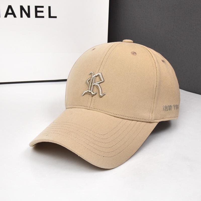 Letters R Embroidery Cap Men Women Shades Breathable Leisure Outdoor Sports