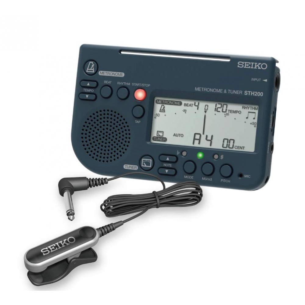 

SEIKO SEIKO METRONOME TUNER черный звукосниматель микрофон комплект из 2 предметов STH200BP