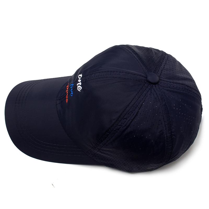 Summer Quick Drying Mesh Baseball Cap Men Women Outdoor Fashion Letter Sunscreen Breathable Caps Snapback Casual Sun Hat