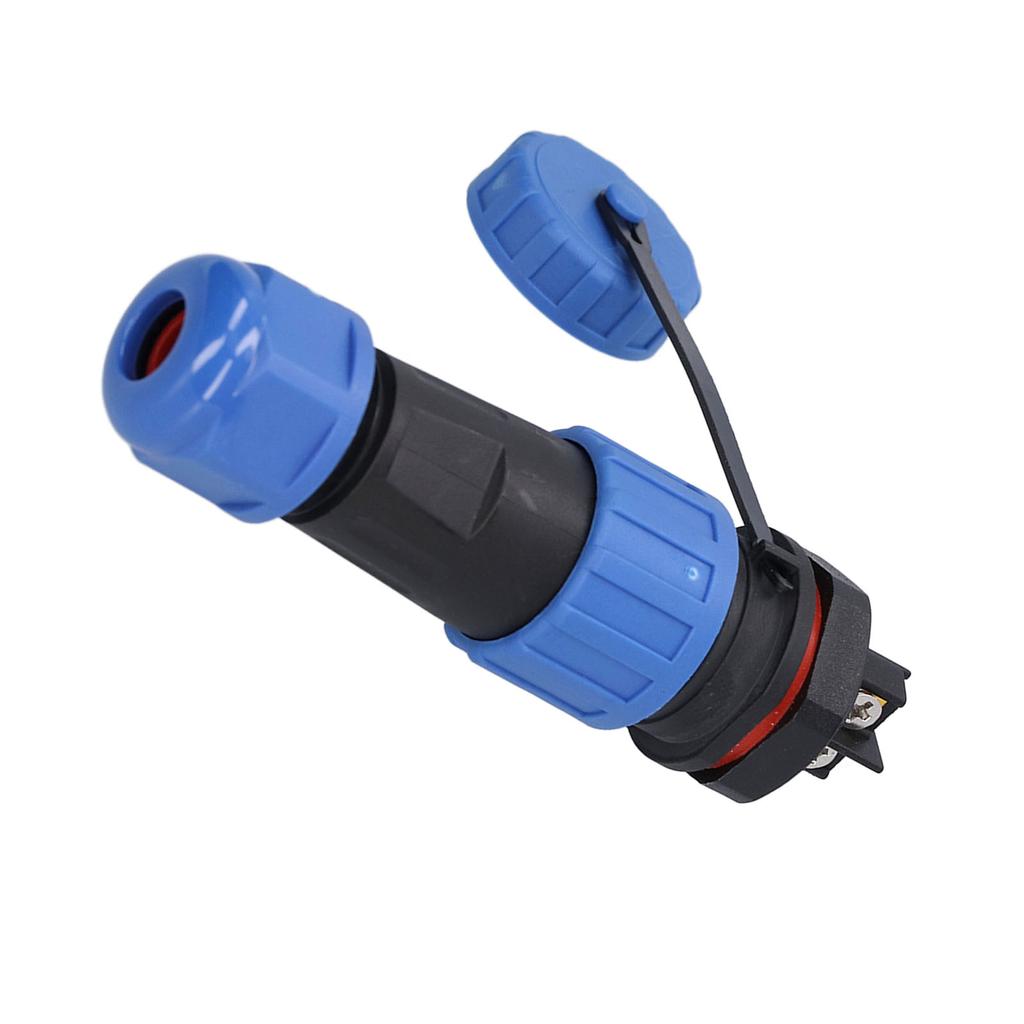 Aviation Socket Plug LP16 2Pin Sveisefri IP68 Vanntett 20A Hunn Han Kabelkontakt