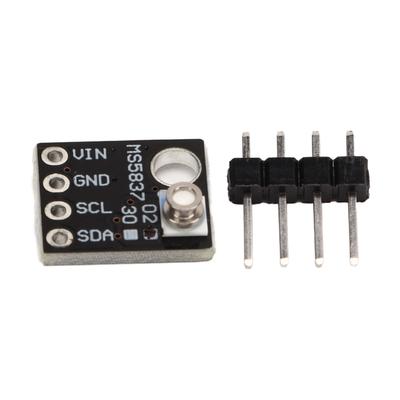 Gas Liquid Pressure Sensor GY MS5837 0.2mbar Resolution 24 Bit 300 To 1200mbar Fast Conversion Pressure Sensor Module