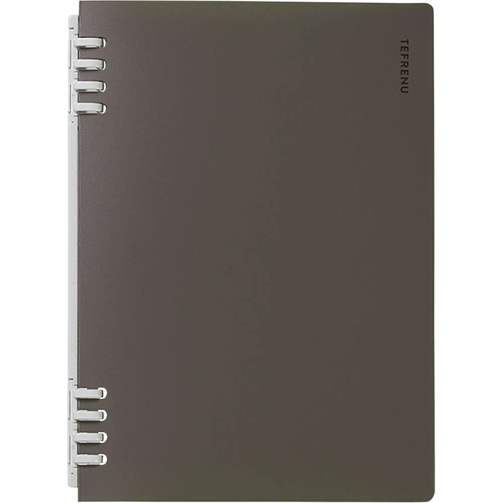 

King Jim Ring Notebook Tefrene 20 Holes A5 Vertical Black CN9854TE-BK