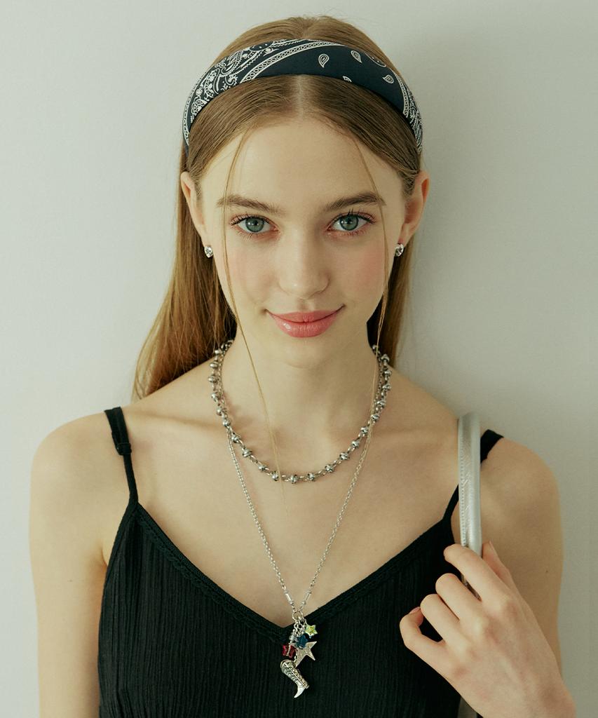 Vvv Western Star Boots Surgical Chain Necklace