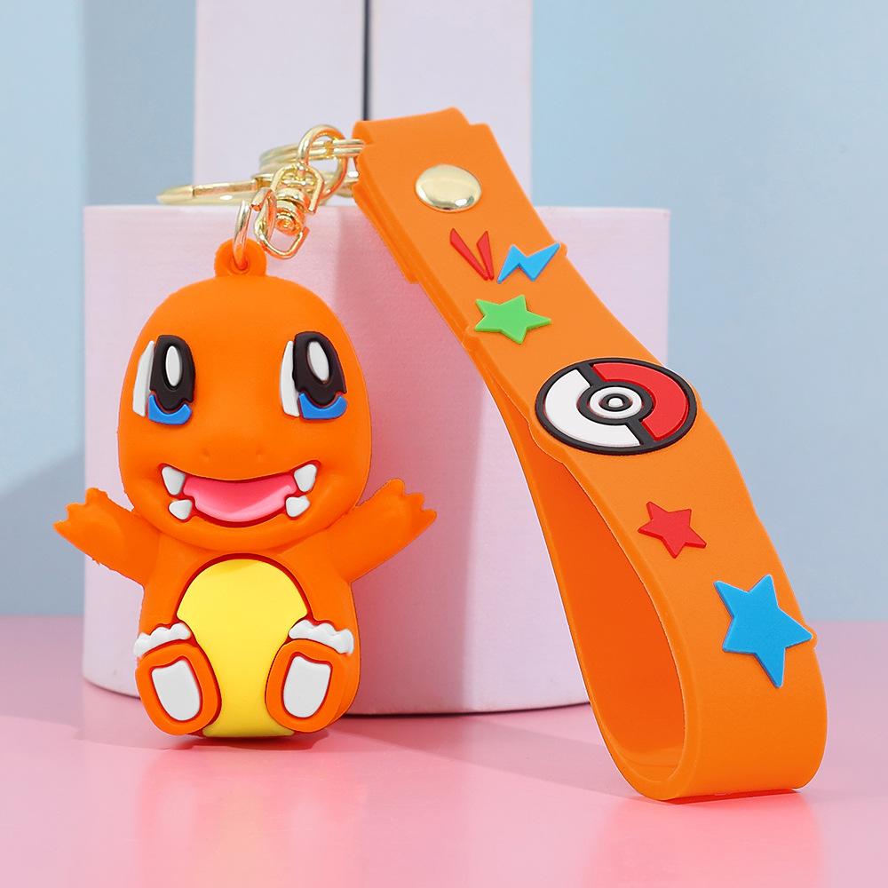 85 Styles Pokémon Pocket Monster Keychain Bag Decor Pikachu Desk Ornaments Car Key Chain Accessories Small Gift Between Friends