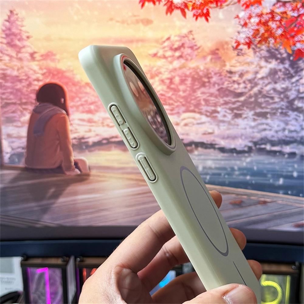 Ultra Thin Simple Solid Color Matte Hard PC Case For OnePlus 13 13T 12R 11R 10R 1+ACE 2 3 5 Pro Magnetic Wireless Charge Cover