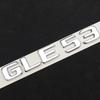 3D ABS Black Silver GLE53 Logo Letters Car Trunk Badge Fender TURBO 4MATIC Emblem Sticker For GLE53 AMG W166 W167 Accessories
