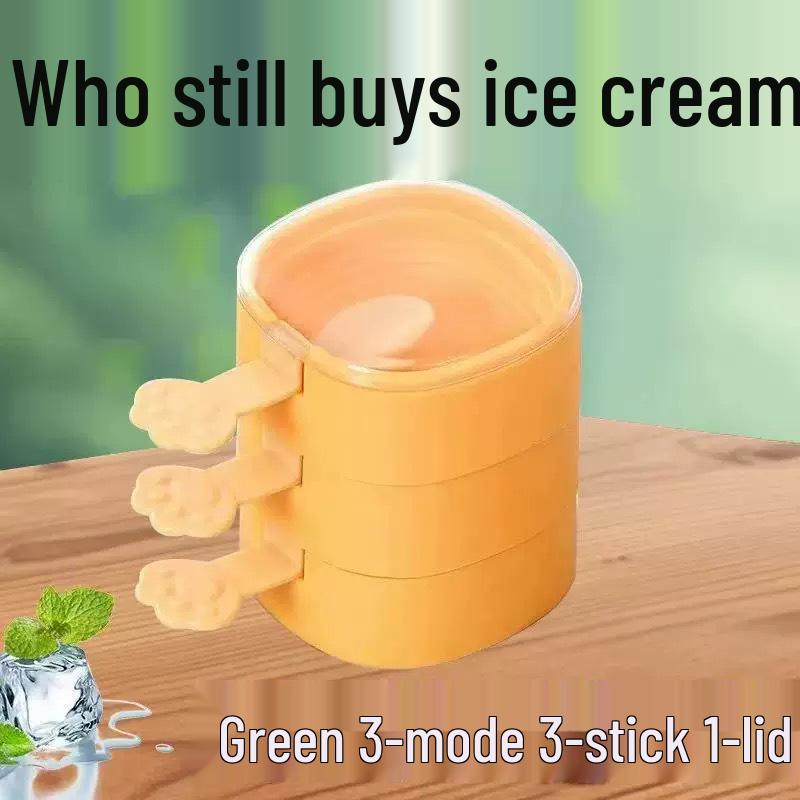 Kids' Cute Cheese Stick Popsicle & Ice Cream Mold Set